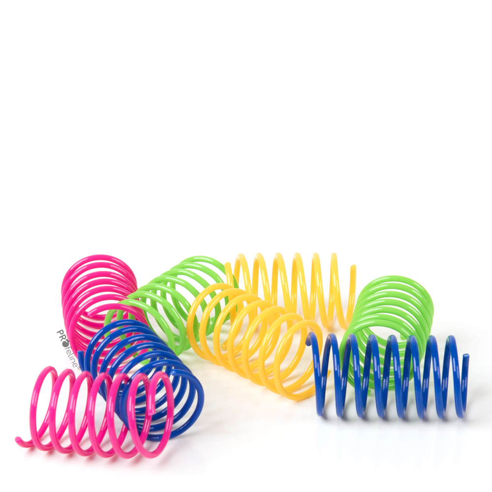 miniature Jouets à ressort en spirale pour chats Profeline coloris
