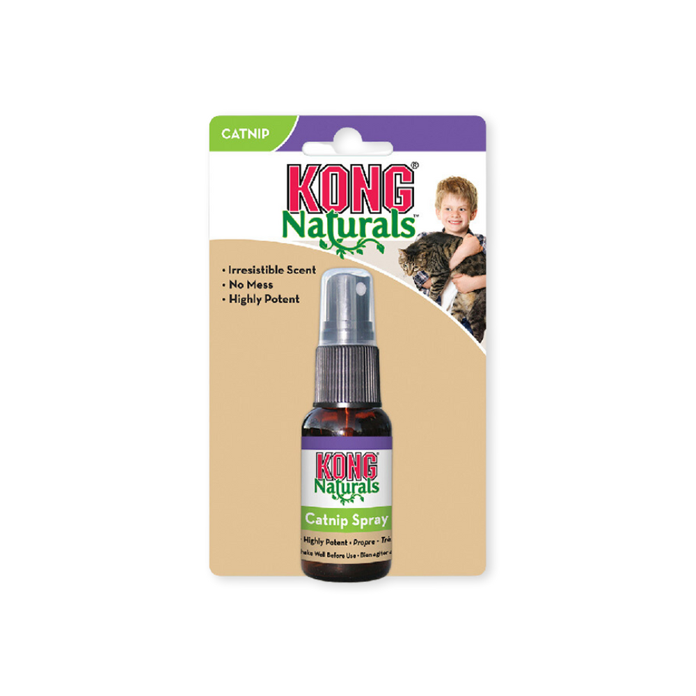 miniature Naturals catnip spray vaporisateur dans son emballage KONG