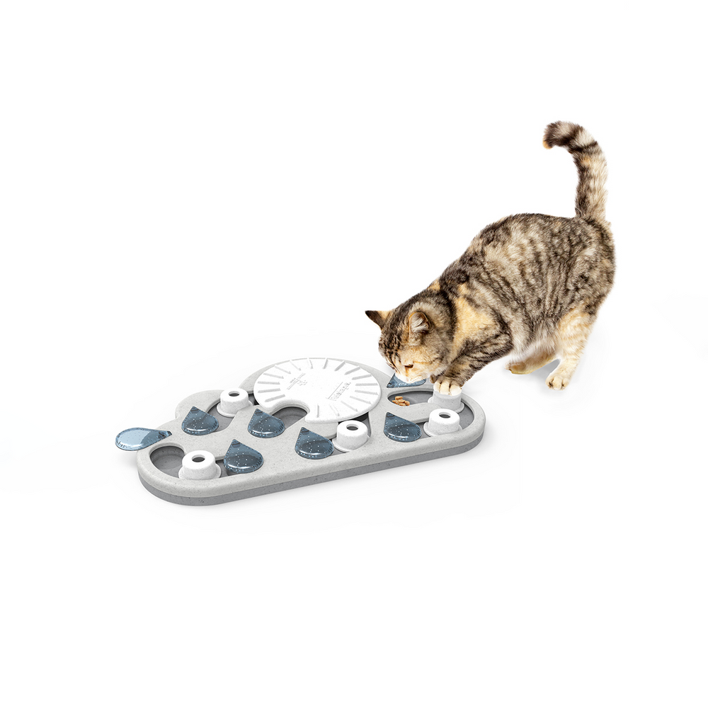 miniature Gamelle ludique pour chats Puzzle & Play rainy day Nina ottosson démonstration