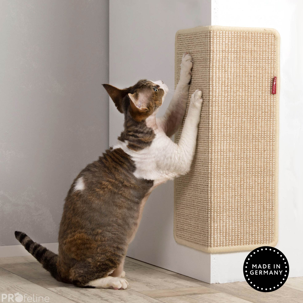 miniature Tapis à griffer d'angle en sisal pour chat profeline démonstration