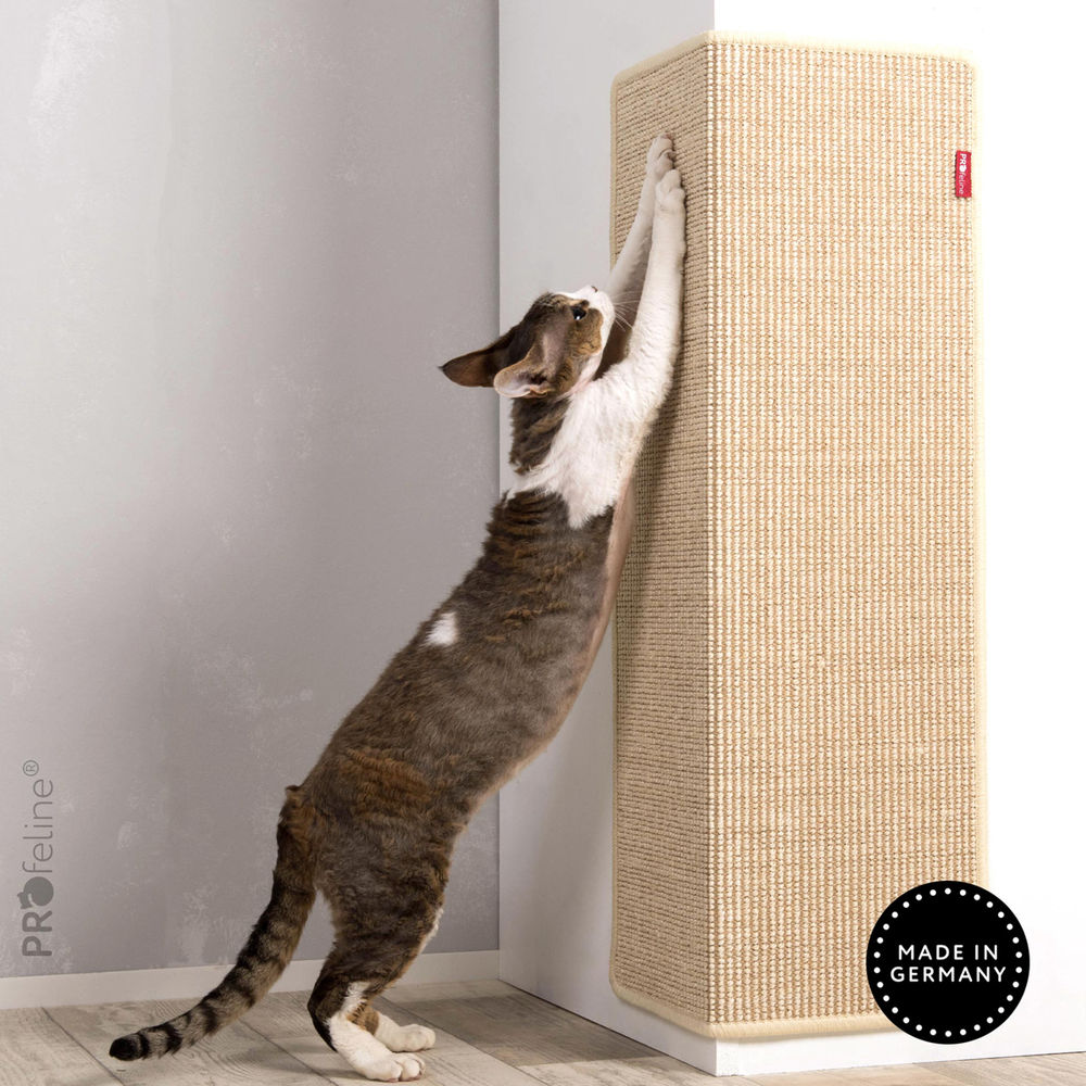 miniature Tapis à griffer d'angle XXL en sisal pour chat profeline démonstration