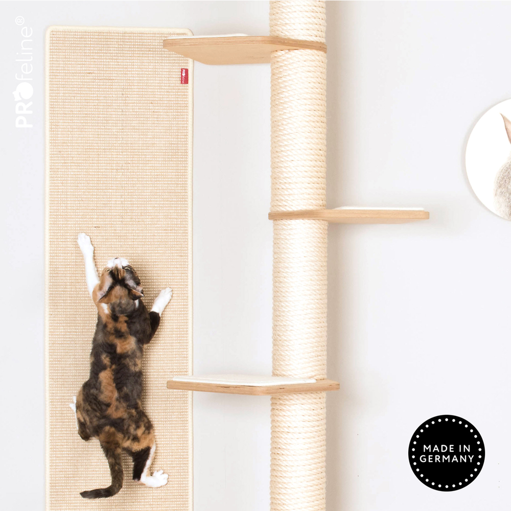 miniature Tapis d'escalade à griffer en sisal pour chat profeline démonstration détail